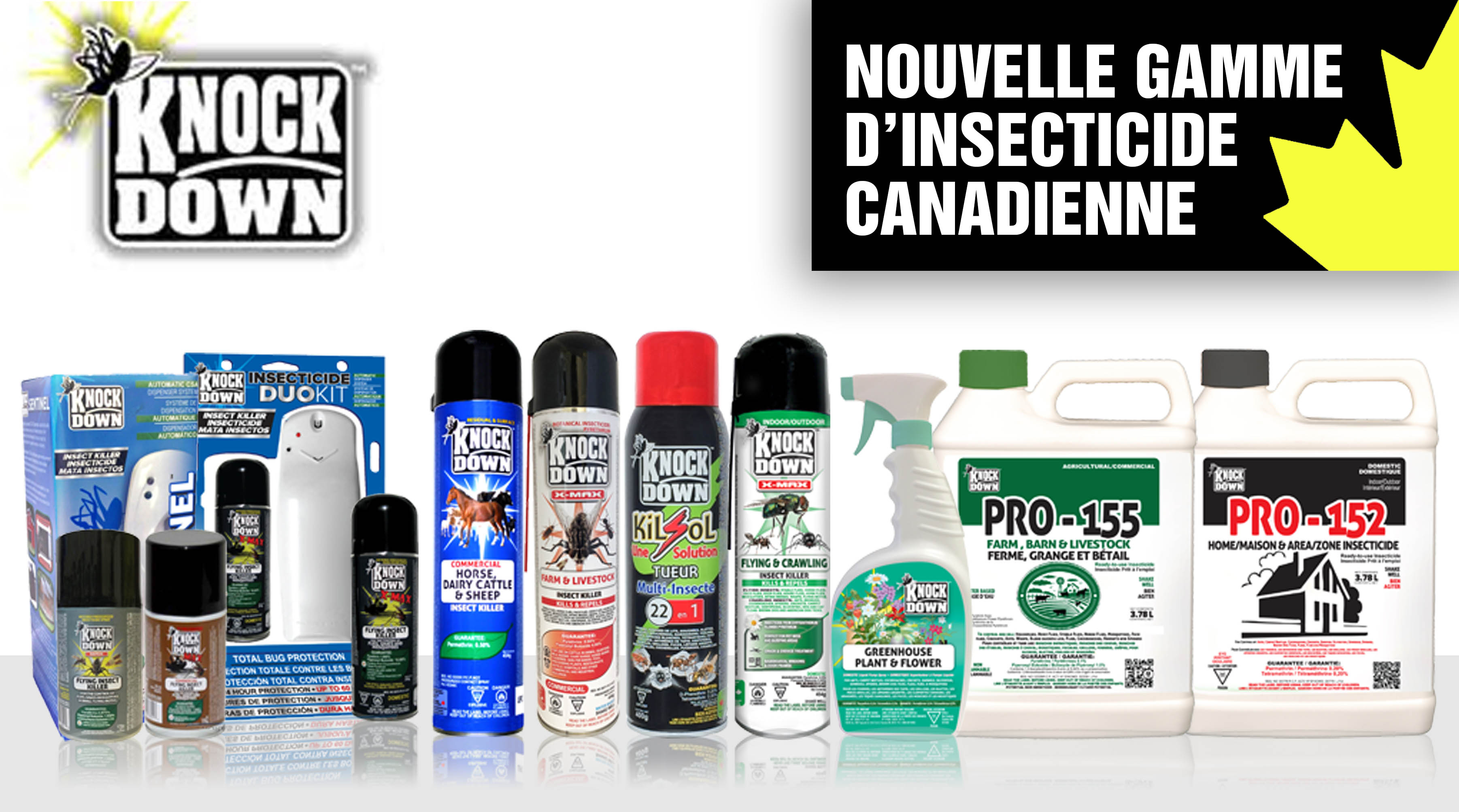 Gamme insecticide Knock Down